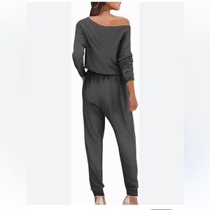 Viral Jumpsuit Black Onesie Onepiece Travel Large